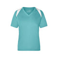 T-shirt Ladies Running-t mint/white / S - personalizzabile con logo