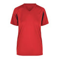 T-shirt Ladies Running-t rosso / XS - personalizzabile con logo