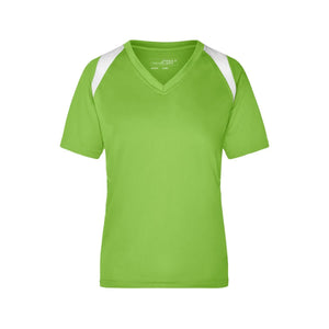 T-shirt Ladies Running-t verde / S - personalizzabile con logo