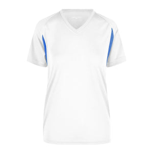 T-shirt Ladies Running-t white/royal / XS - personalizzabile con logo