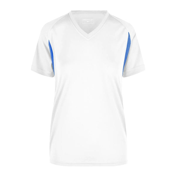 T-shirt Ladies Running-t white/royal / XS - personalizzabile con logo