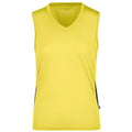 T-shirt Ladies Running Tank giallo / S - personalizzabile con logo