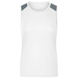 T-shirt Ladies Running Tank Grs bianco / XS - personalizzabile con logo