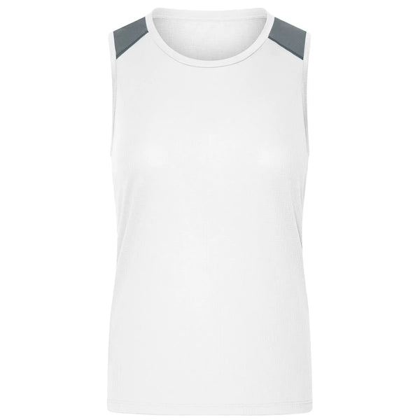 T-shirt Ladies Running Tank Grs bianco / XS - personalizzabile con logo