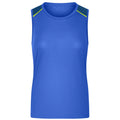 T-shirt Ladies Running Tank Grs blu / XS - personalizzabile con logo