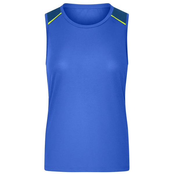 T-shirt Ladies Running Tank Grs blu / XS - personalizzabile con logo