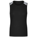 T-shirt Ladies Running Tank Grs nero / XS - personalizzabile con logo