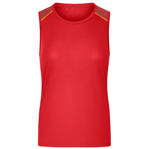 T-shirt Ladies Running Tank Grs rosso / XS - personalizzabile con logo