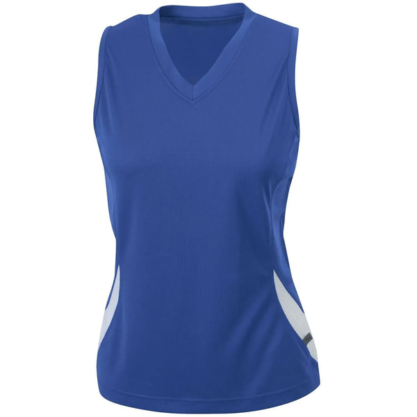 T-shirt Ladies Running Tank royal / S - personalizzabile con logo
