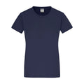 T-shirt Ladies Slim Fit-t blu / S - personalizzabile con logo