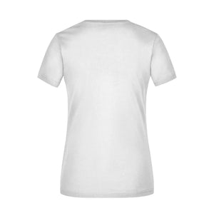T-shirt Ladies Slim Fit V-t - personalizzabile con logo