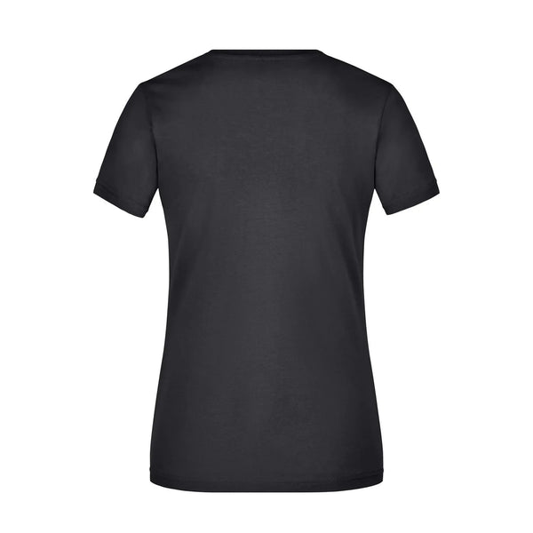 T-shirt Ladies Slim Fit V-t - personalizzabile con logo