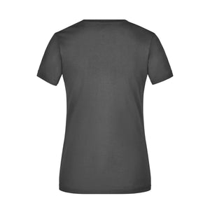 T-shirt Ladies Slim Fit V-t - personalizzabile con logo