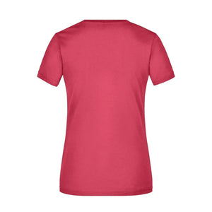 T-shirt Ladies Slim Fit V-t - personalizzabile con logo