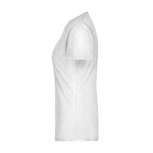 T-shirt Ladies Slim Fit V-t - personalizzabile con logo
