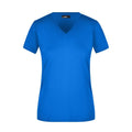 T-shirt Ladies Slim Fit V-t royal / S - personalizzabile con logo