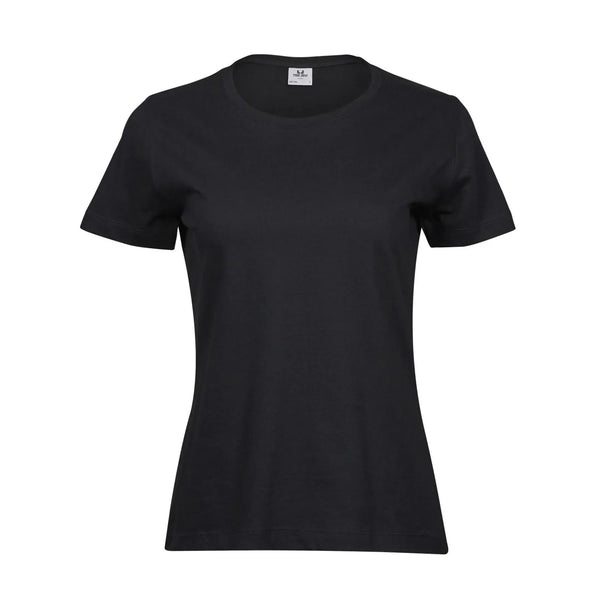 T-shirt Ladies Soft Tee nero / S - personalizzabile con logo
