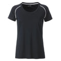 T-shirt Ladies Sports black/white / XS - personalizzabile con logo