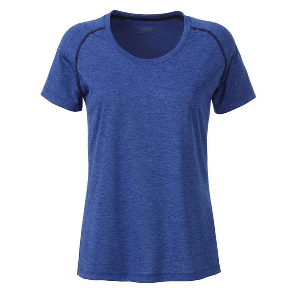 T-shirt Ladies Sports blu / XS - personalizzabile con logo