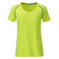 T-shirt Ladies Sports giallo / XS - personalizzabile con logo