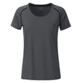 T-shirt Ladies Sports grigio / XS - personalizzabile con logo