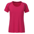 T-shirt Ladies Sports rosa / XS - personalizzabile con logo