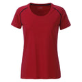 T-shirt Ladies Sports rosso / XS - personalizzabile con logo