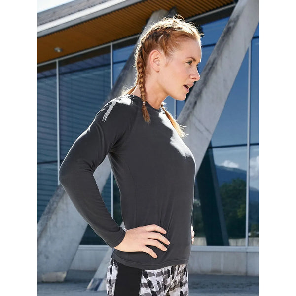 T-shirt Ladies Sports Shirt Long-sleeved - personalizzabile con logo