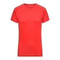 T-shirt Ladies Sports-t rosso / XS - personalizzabile con logo