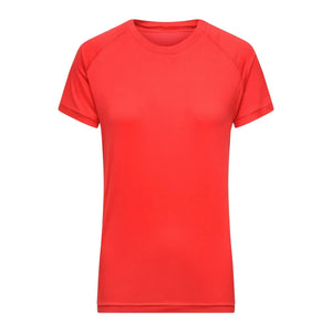 T-shirt Ladies Sports-t rosso / XS - personalizzabile con logo