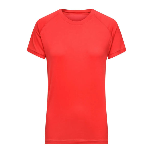 T-shirt Ladies Sports-t rosso / XS - personalizzabile con logo