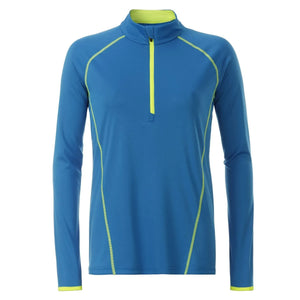 T-shirt Ladies Sportsshirt maniche lunghe royal / XS - personalizzabile con logo