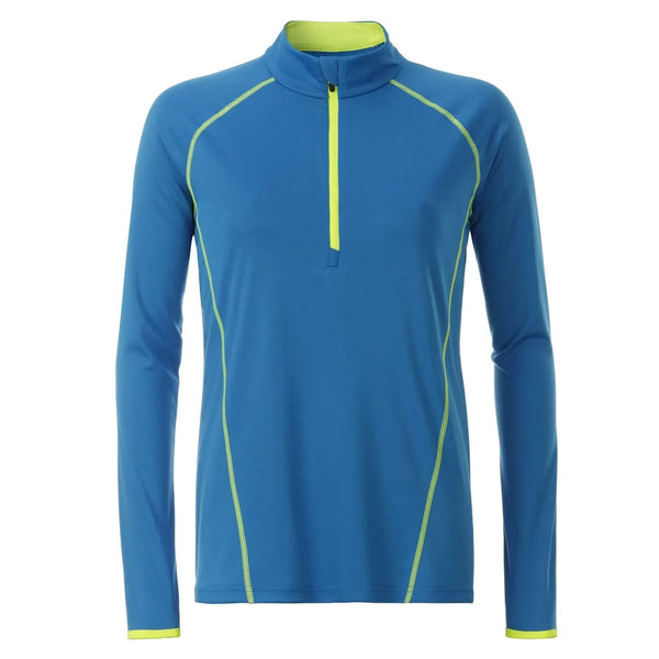 T-shirt Ladies Sportsshirt maniche lunghe royal / XS - personalizzabile con logo