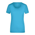 T-shirt Ladies Stretch Round-t azzurro / S - personalizzabile con logo