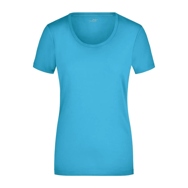 T-shirt Ladies Stretch Round-t azzurro / S - personalizzabile con logo