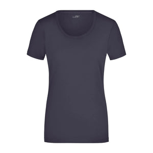 T-shirt Ladies Stretch Round-t blu / S - personalizzabile con logo