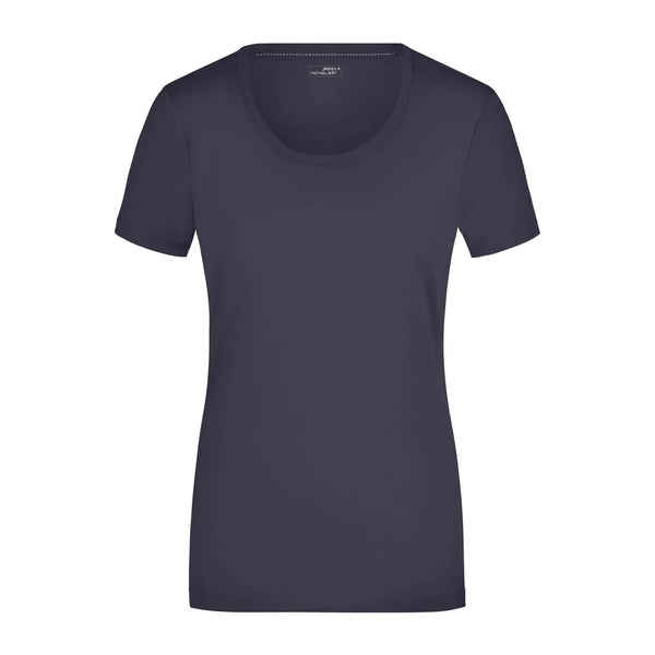 T-shirt Ladies Stretch Round-t blu / S - personalizzabile con logo
