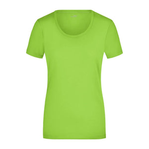 T-shirt Ladies Stretch Round-t verde / S - personalizzabile con logo