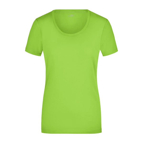 T-shirt Ladies Stretch Round-t verde / S - personalizzabile con logo