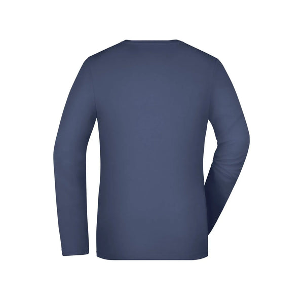 T-shirt Ladies Stretch Shirt Long-sleeved - personalizzabile con logo