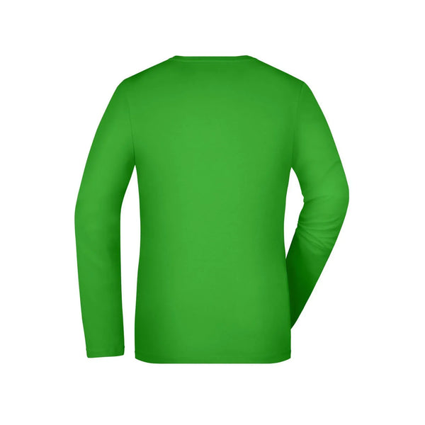 T-shirt Ladies Stretch Shirt Long-sleeved - personalizzabile con logo