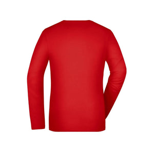 T-shirt Ladies Stretch Shirt Long-sleeved - personalizzabile con logo