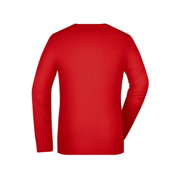 T-shirt Ladies Stretch Shirt Long-sleeved - personalizzabile con logo