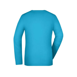 T-shirt Ladies Stretch Shirt Long-sleeved - personalizzabile con logo