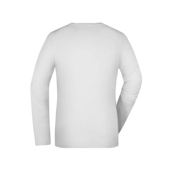 T-shirt Ladies Stretch Shirt Long-sleeved - personalizzabile con logo