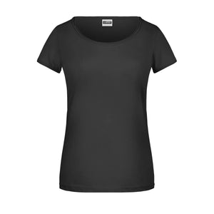 T-shirt Ladies-t nero / XS - personalizzabile con logo