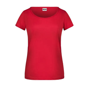 T-shirt Ladies-t rosso / XS - personalizzabile con logo