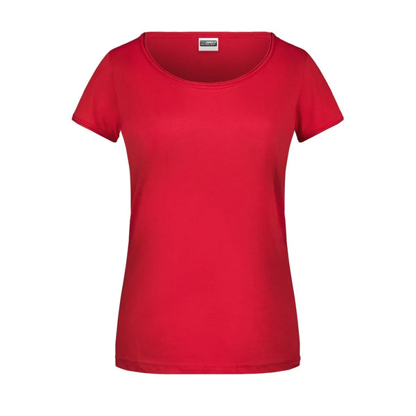 T-shirt Ladies-t rosso / XS - personalizzabile con logo