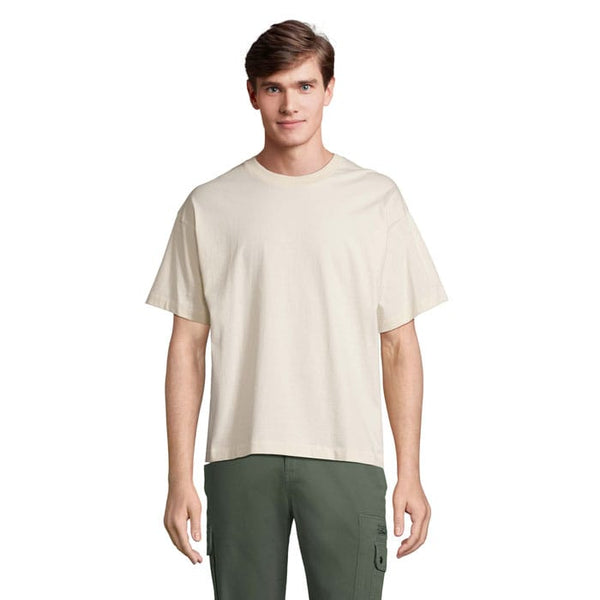 T-Shirt Legacy Oversized Naturale / XS - personalizzabile con logo