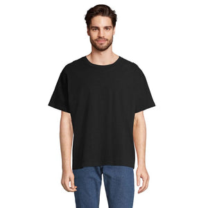 T-Shirt Legacy Oversized nero / XS - personalizzabile con logo